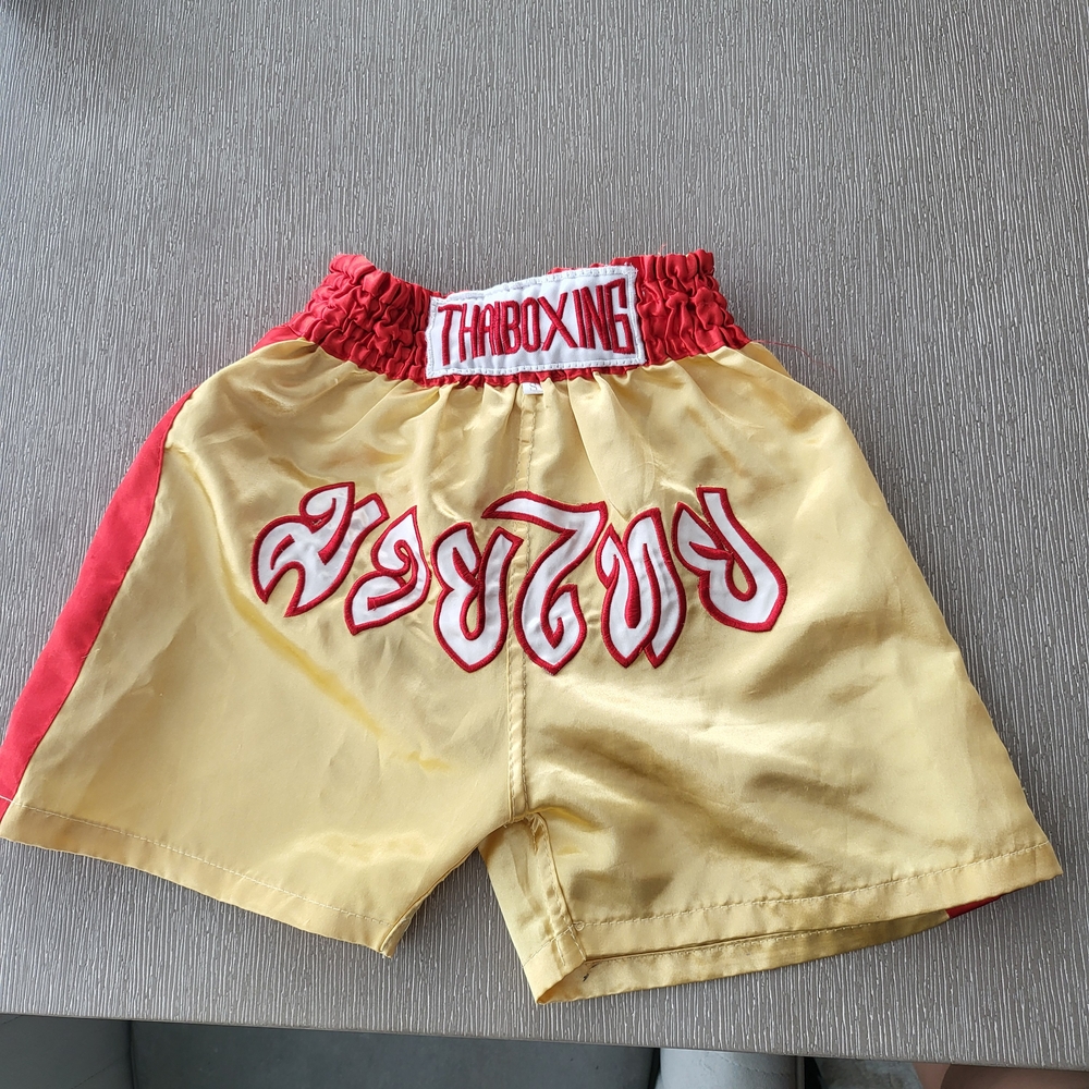 Kids Yellow and Red Shorts